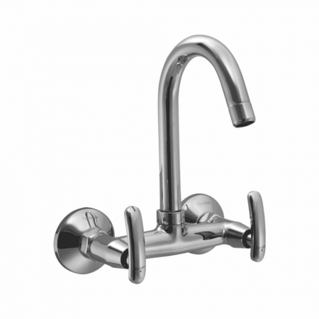 Two Hole Sink Mixer Wall Mounted