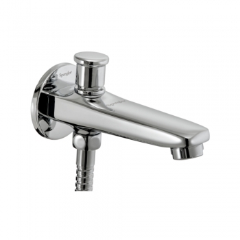 Wall Spout with Button Attachment